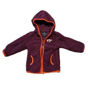 COLOSSEUM INFANT Virginia Tech/Hokies fleece jacket/coat size 6-12 mos, Football